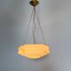 Art deco glass hanging lamp, 1950s