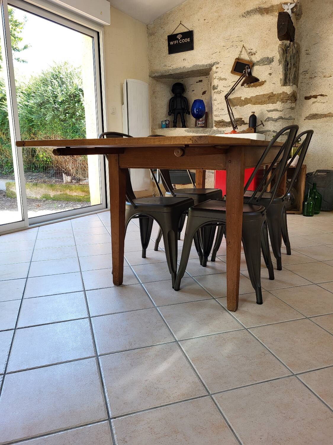 Oak farmhouse table