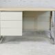 Bureau "space age". Acier laqué, acier chromé. France, circa 1970