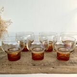 6 vintage luminarc cups