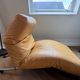 Original Vintage N. Eilersen Chaise Longue in Cognac Leather