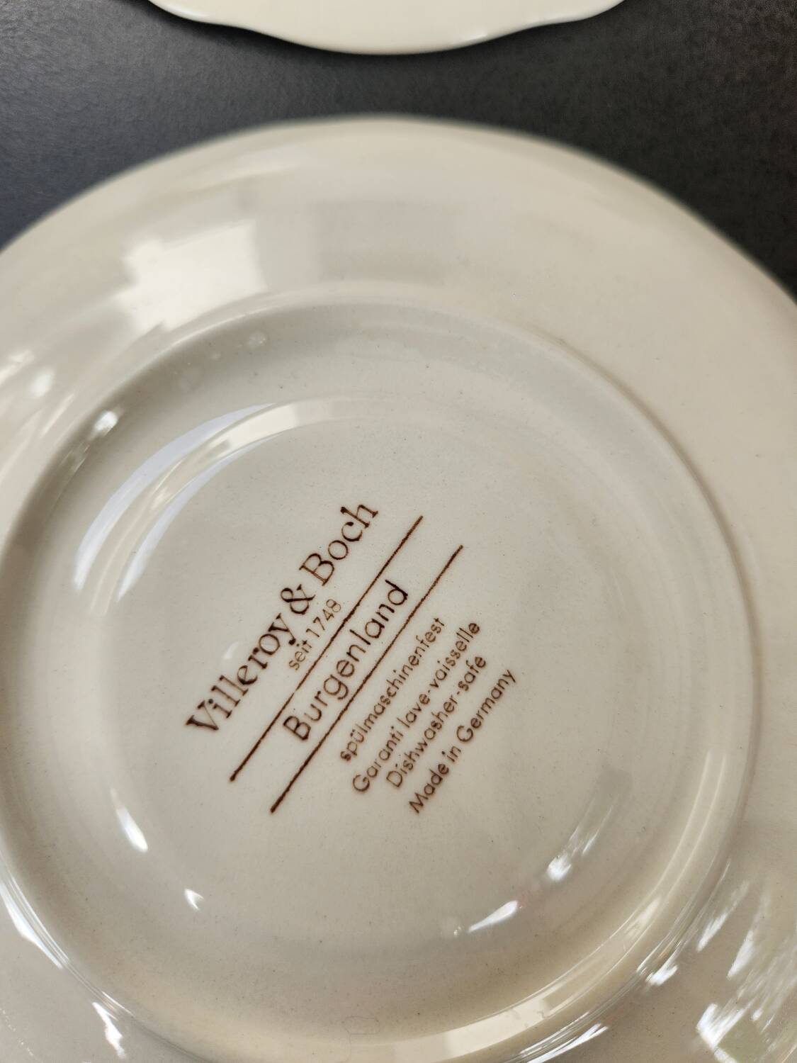Lot de sous tasses Villeroy & Boch : vintage