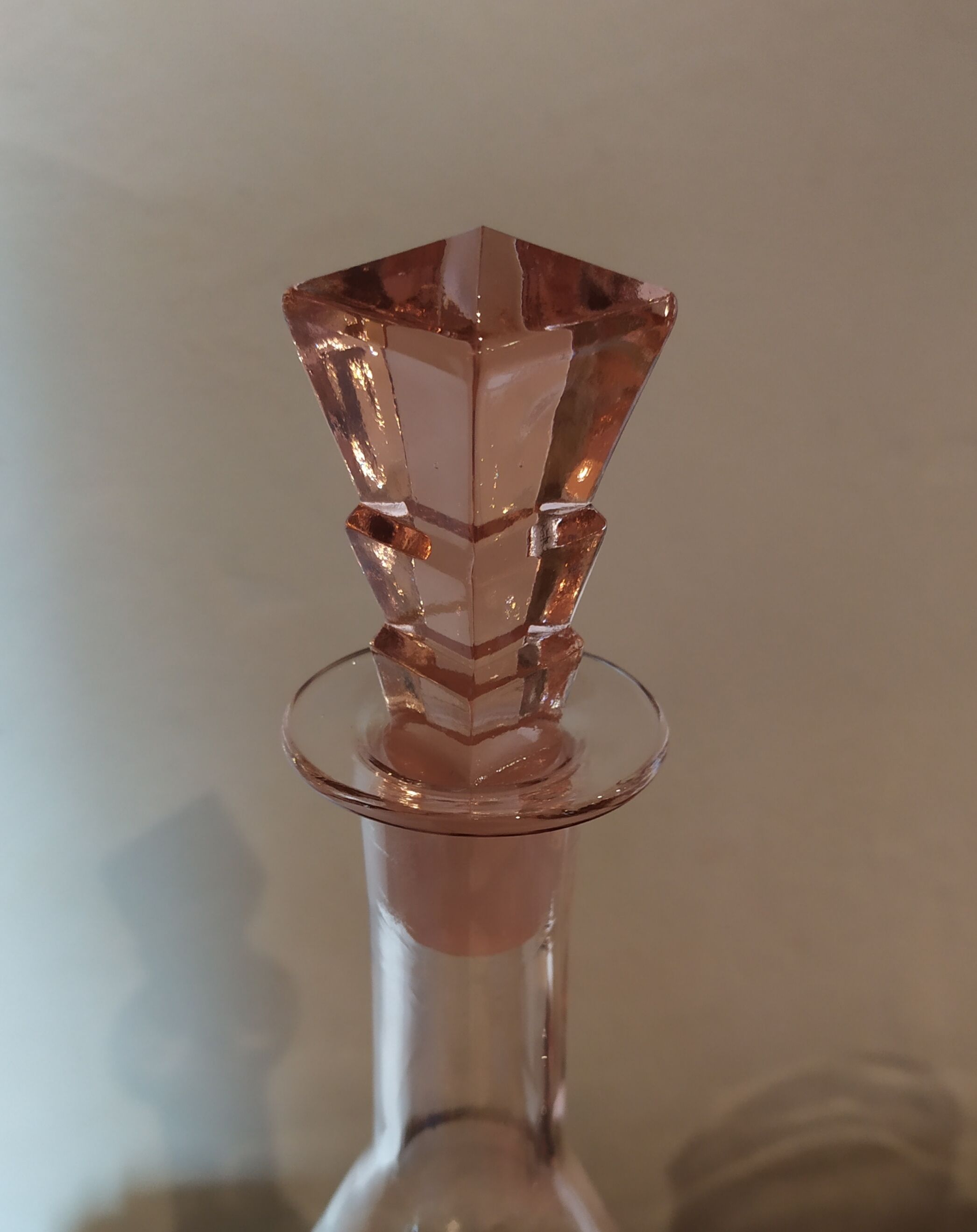 Art Deco wine and water decanters