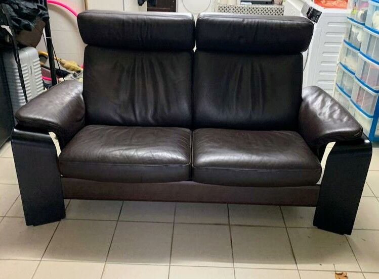 Canape 2 places en cuir Stressless