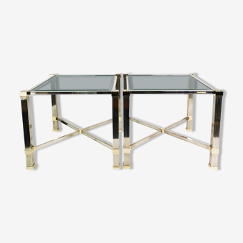 Hollywood Regency coffee tables, Pierre Vandel Paris, France, 1980s