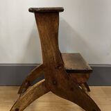 Small folding step stool from the 19th century