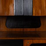 Pair of Italian cabinets in teak veneer. 1960s.