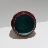 Cache-pot en faïence fine craquelée, orchies, 1930s