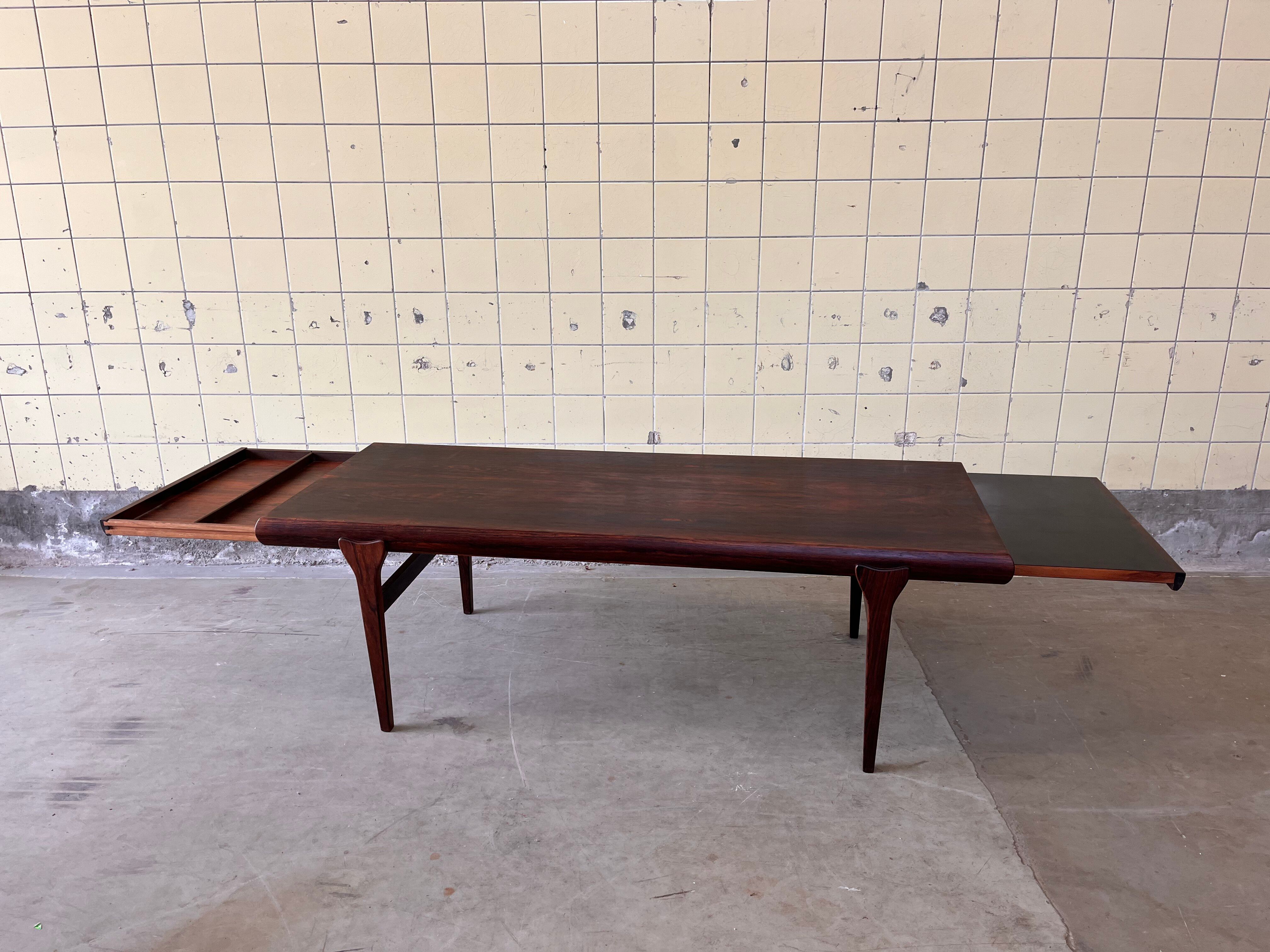 Rosewood coffee table by Johannes Andersen for Uldum Møbelfabrik