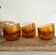 6 Arcoroc Sierra amber glass bowls