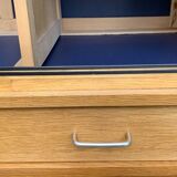 Vintage wardrobe with compass feet 1960