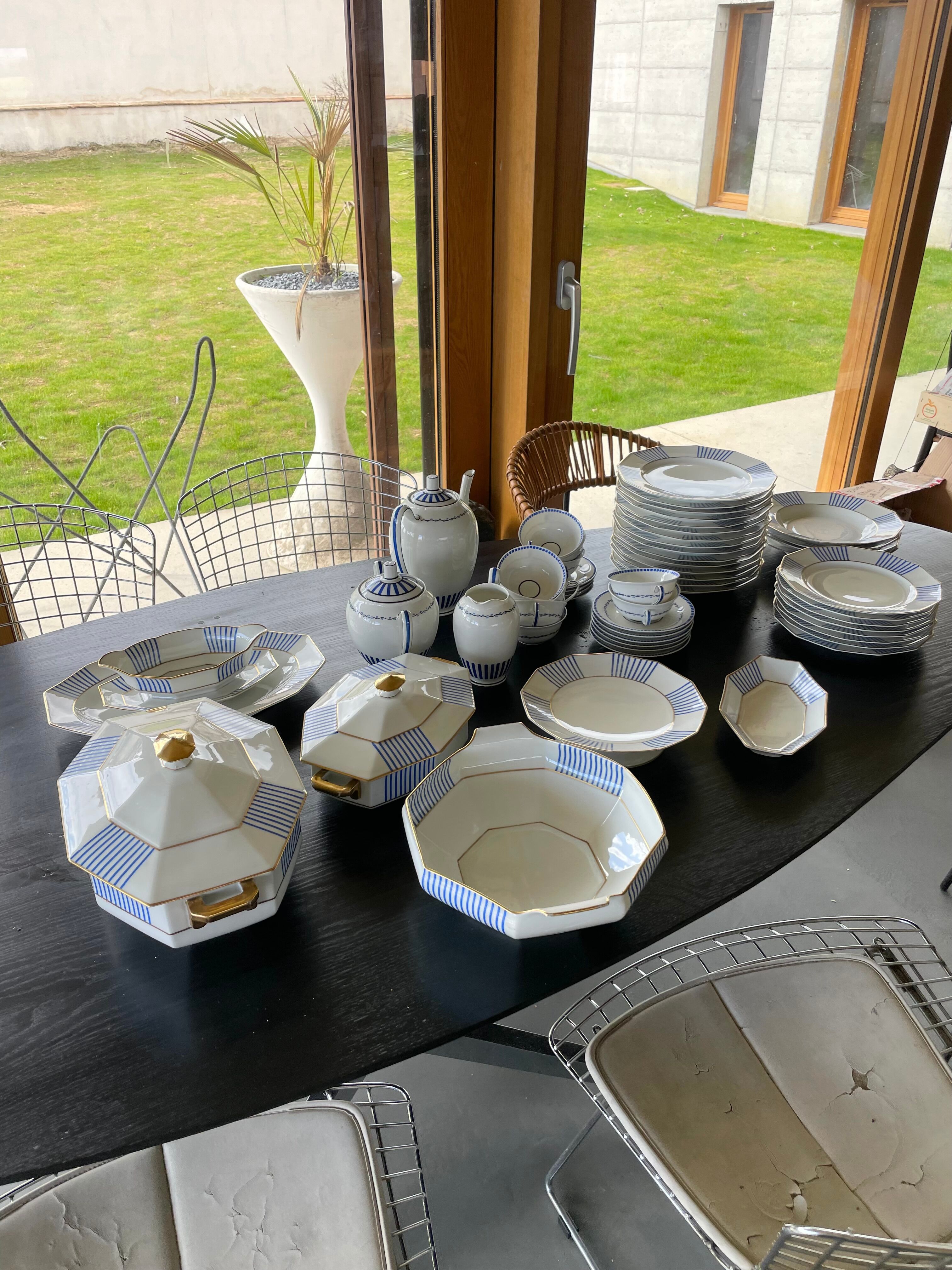 Set XXL crockery Limoges A.Lanternier