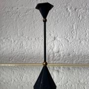 Bougeoir en bronze design Memphis, années 80
