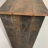Meuble de rangement a 30 tiroirs en sapin patiné XX siècle