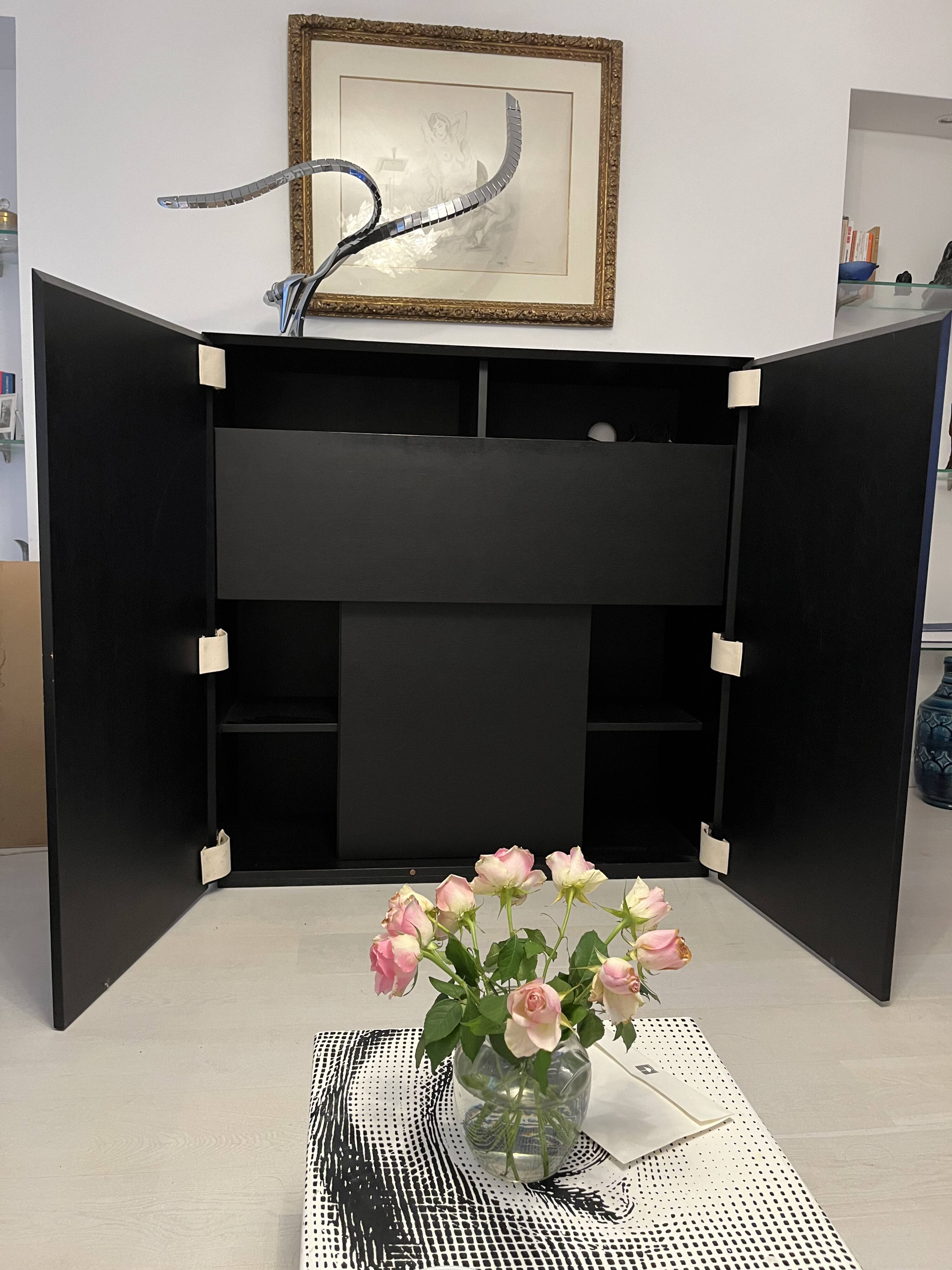Armani Casa “Boston” black office furniture