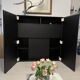 Armani Casa “Boston” black office furniture
