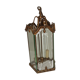 Corridor bronze & bevelled glass hanging lamp
