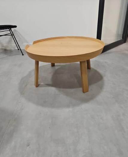 Round wooden coffee table Around - Muuto