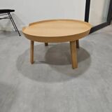 Round wooden coffee table Around - Muuto