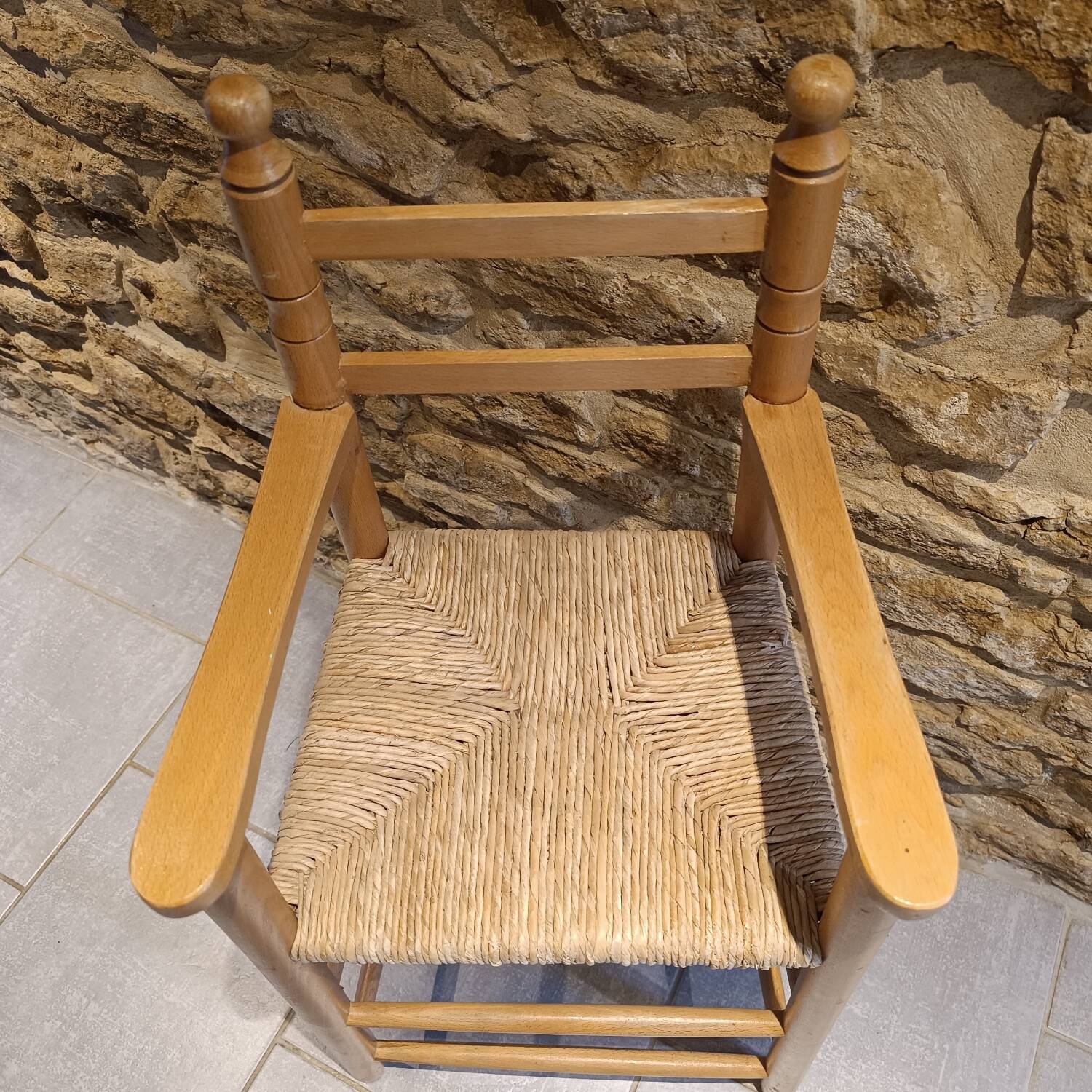 High chair for 2 to 6 years old, wood