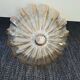 Old smoked glass ceiling light: vintage 1970