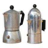 1970s Bialetti & Alessi Moka Coffee Makers – Iconic Italian Design