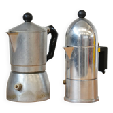 1970s Bialetti & Alessi Moka Coffee Makers – Iconic Italian Design