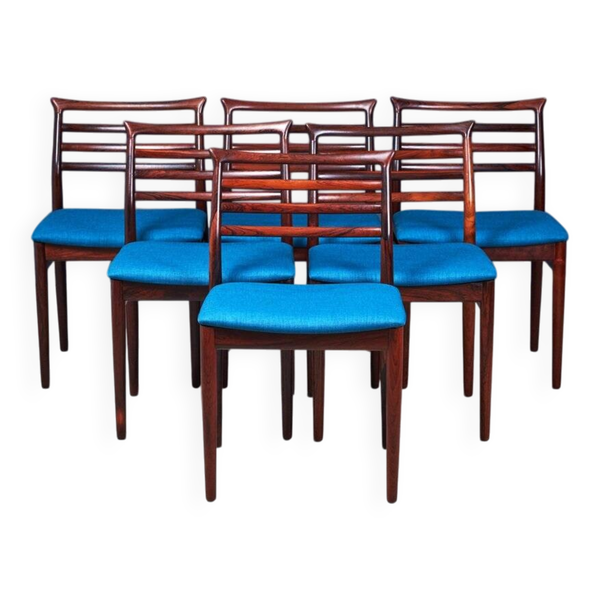 Dining Chairs in Rosewood by Erling Torvits for Sorø Stolfabrik, Denmark, 1960s, Set of 6