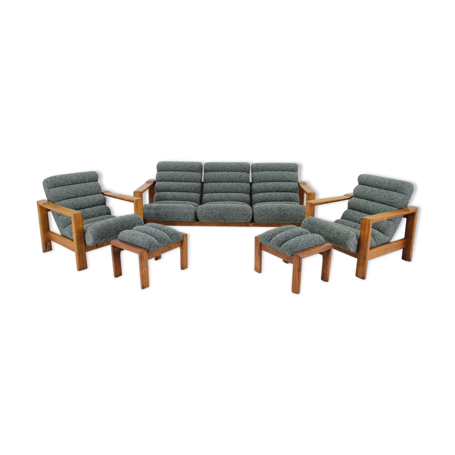 Living room oak set ,finland 1960