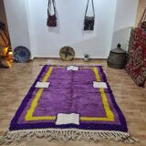 Handmade wool Berber rug 250x150 cm