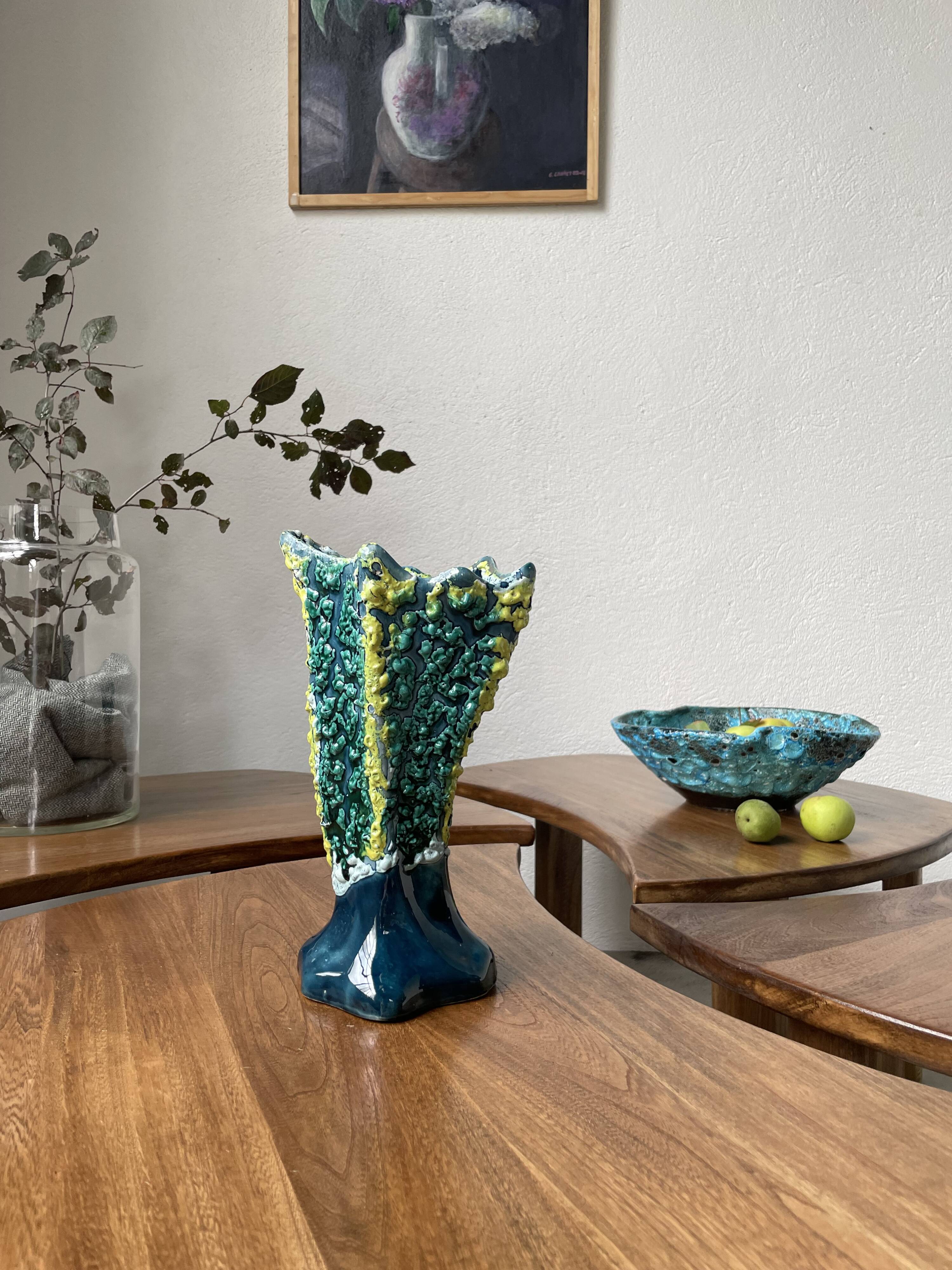 Vallauris fatlava vase