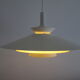 Danish Mid-century vintage pendant light, off-white, classic lines, glare free, PH-style