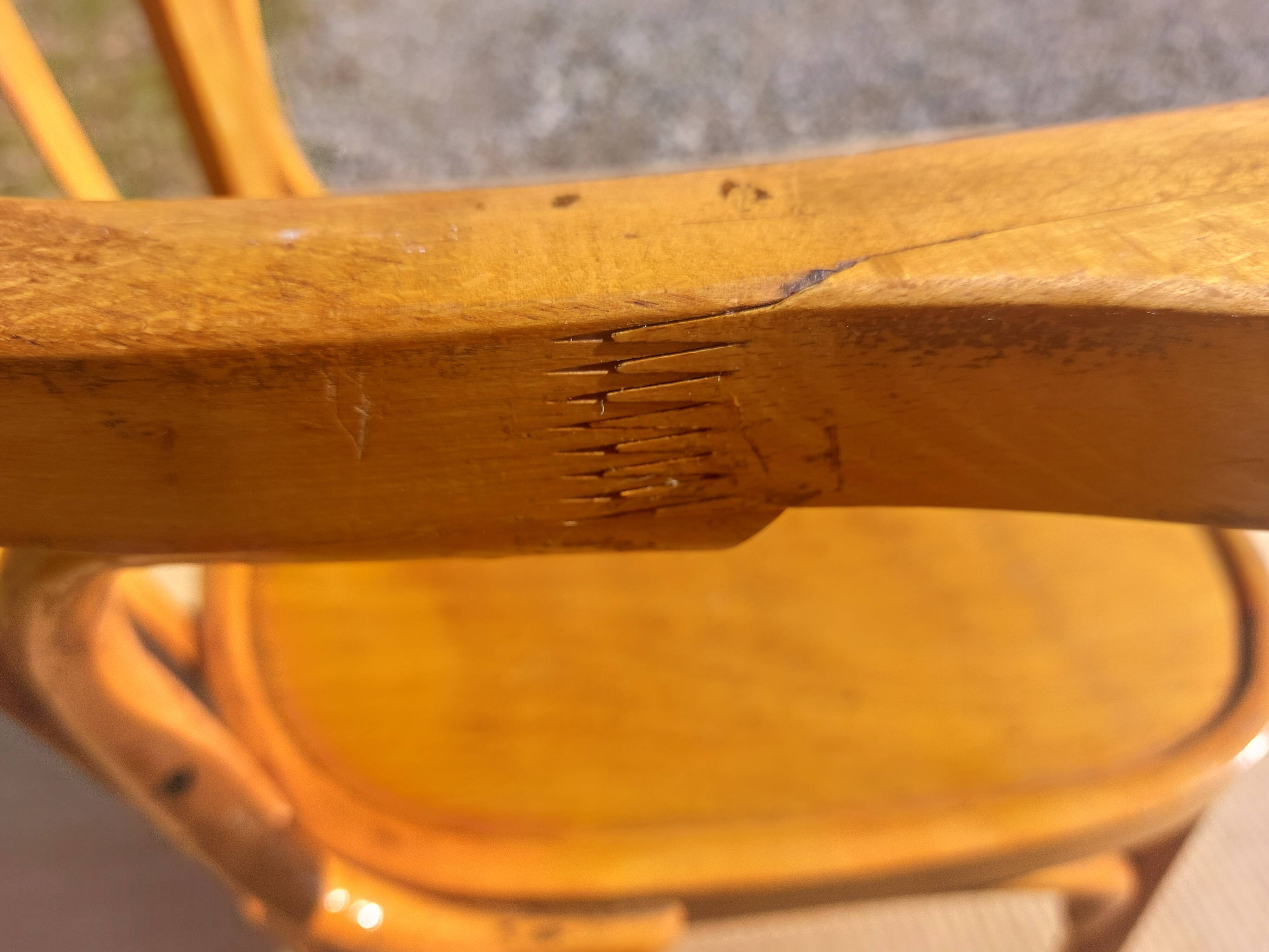 Luterma wooden armchair