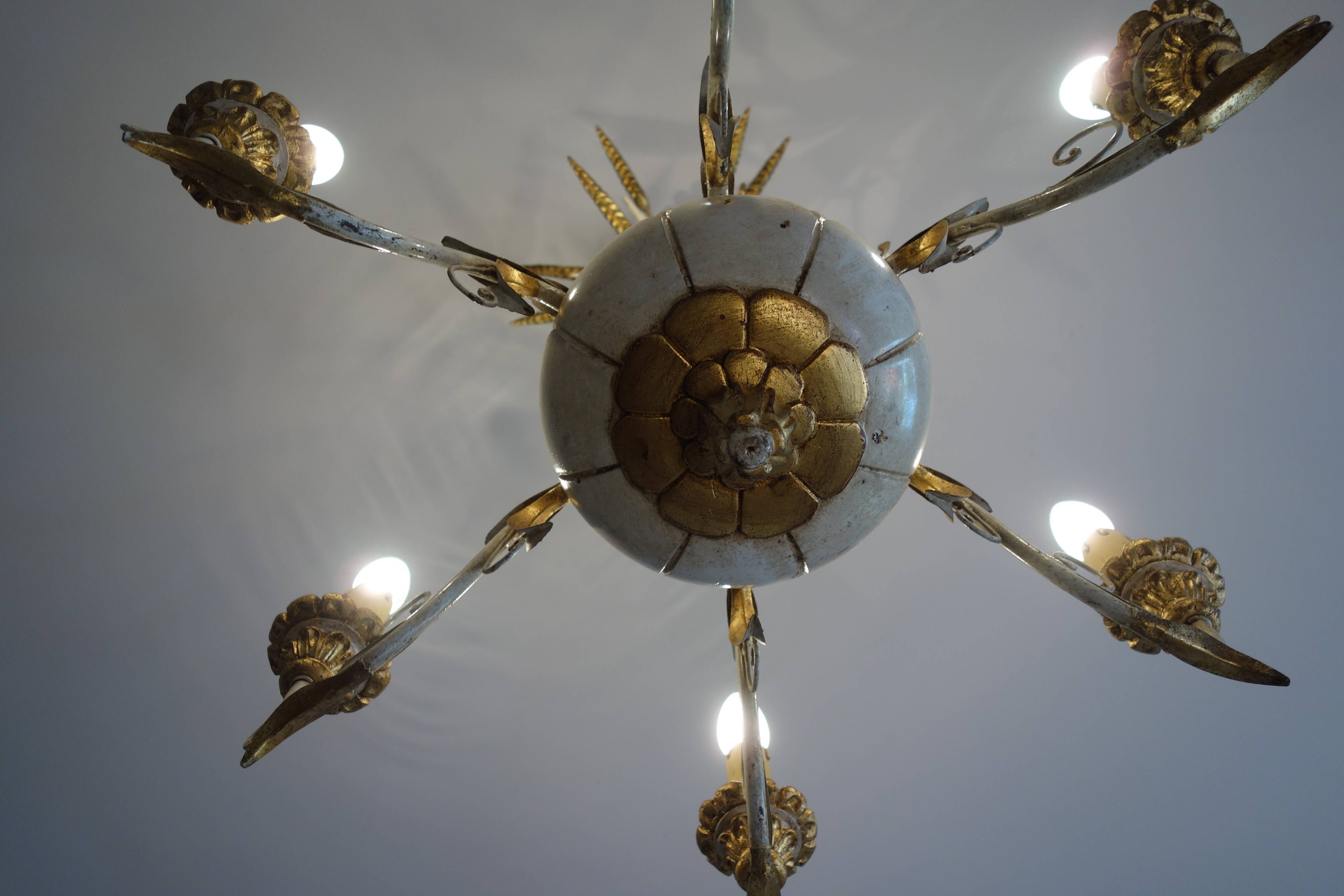 Vintage pineapple chandelier