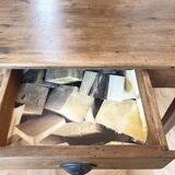 Solid walnut farmhouse coffee table