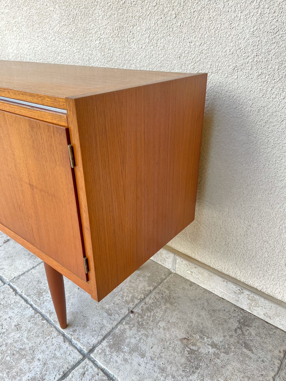 Scandinavian teak row