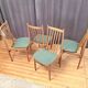 Ensemble de quatre chaises Casala, Allemagne, années 1960.