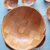 Service vintage en bois