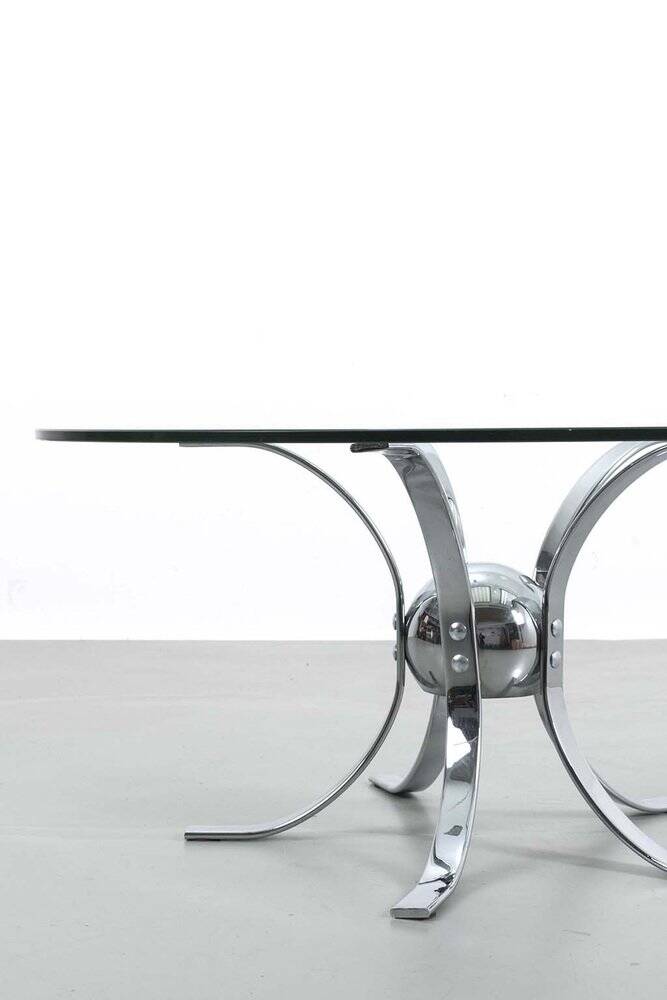 Vintage Chrome Coffee Table