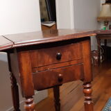 Small mahogany shuttered table