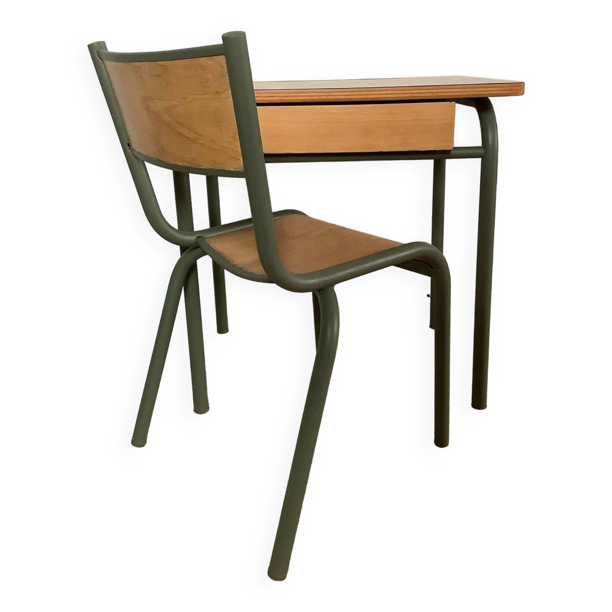 School desk and chair 1950s