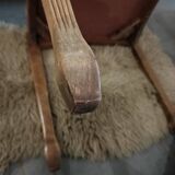 Ancien tabouret velours
