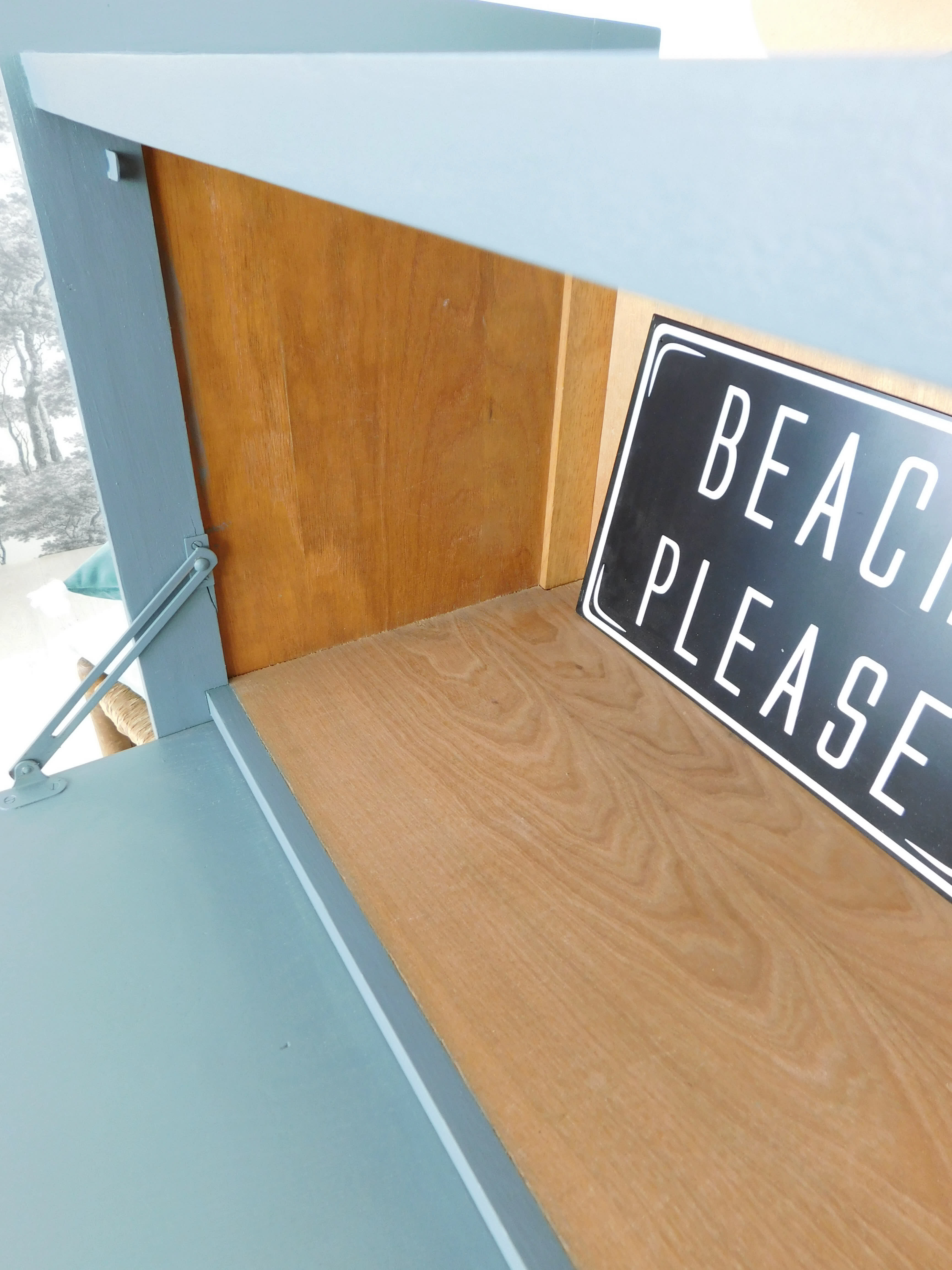 Writing desk vintage eucalyptus