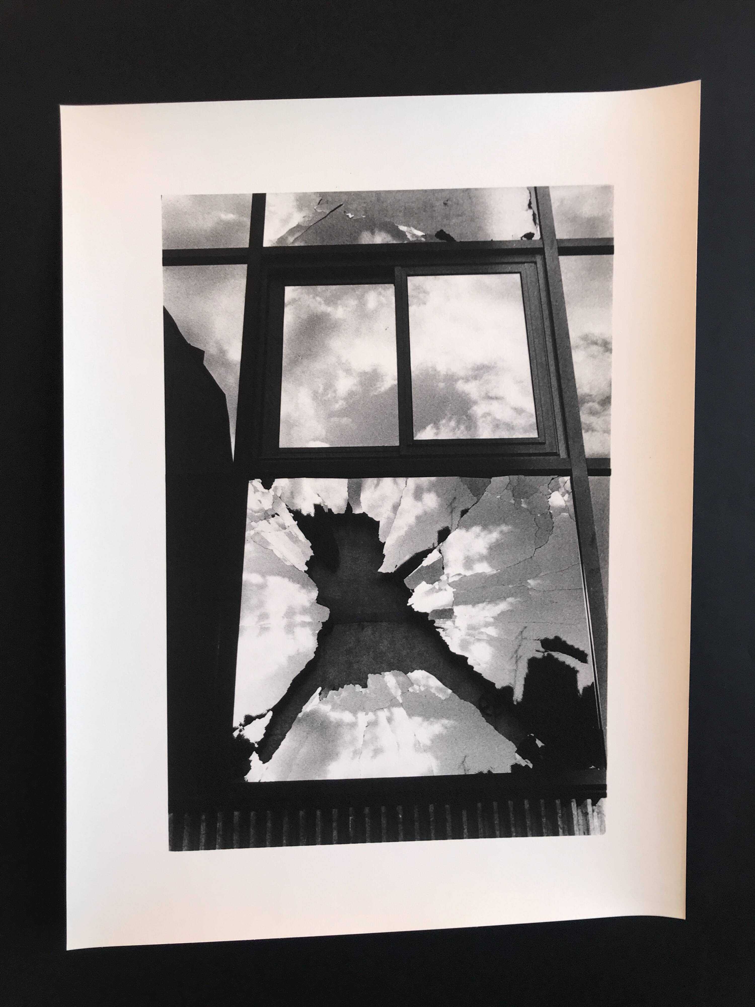 Rosine nusimovici, untitled (reflections), c 1980. black and white silver print