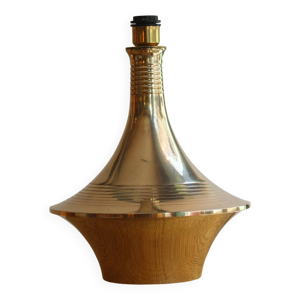 Grande lampe en laiton,