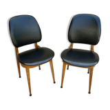 Paire de chaises Baumann, modèle Pégase