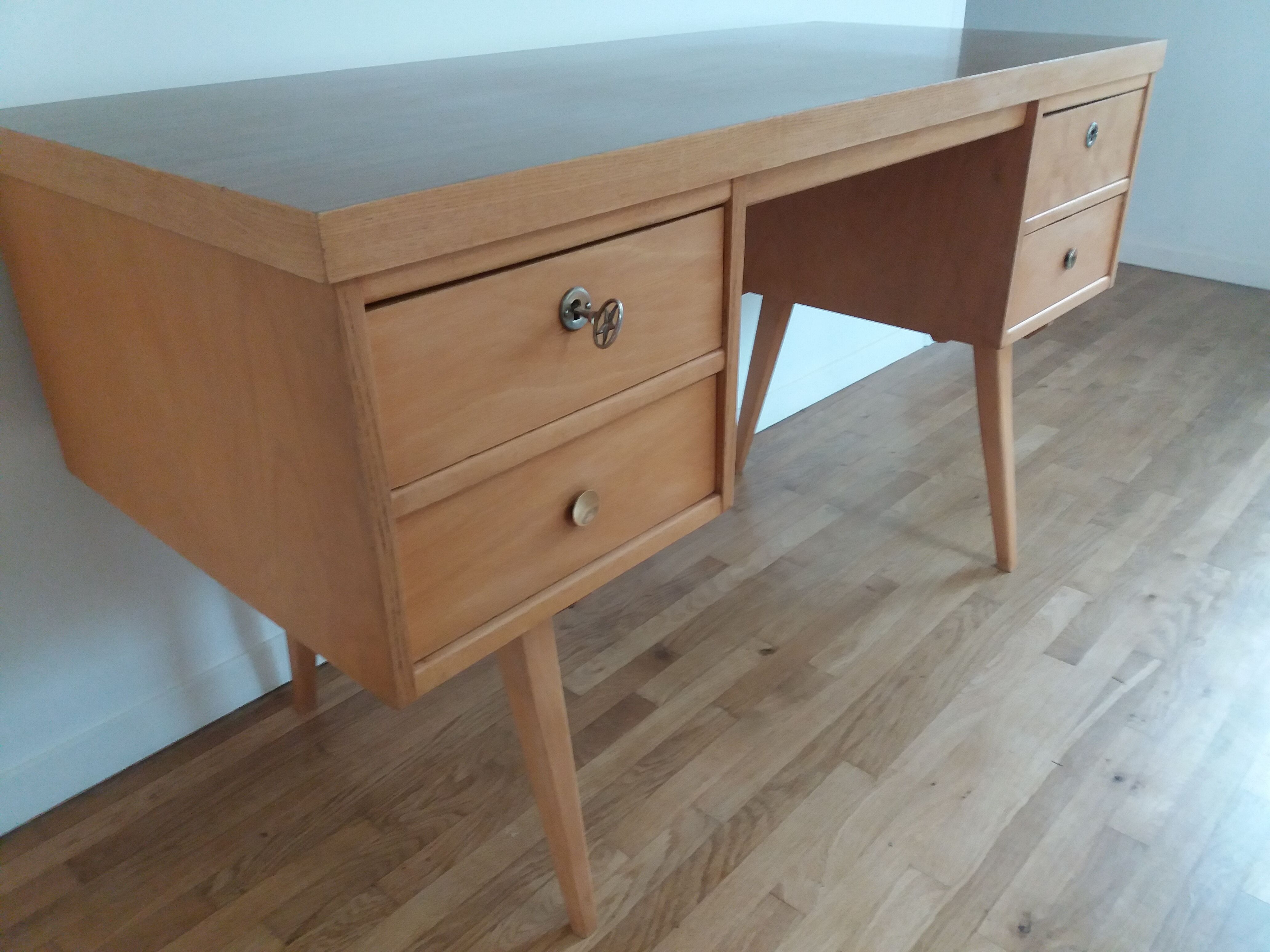 Desk feet compass 50s