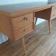 Bureau pieds compas années 50