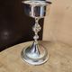 Vintage silver-plated metal candlestick
