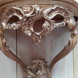 Gold console wall shelf
